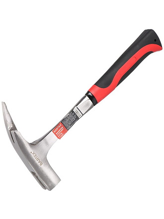 Молоток кровельщика цельнометаллический, Bartex, рукоятка двухкомпонентная, обрезиненная, 0.6 кг, PH-600