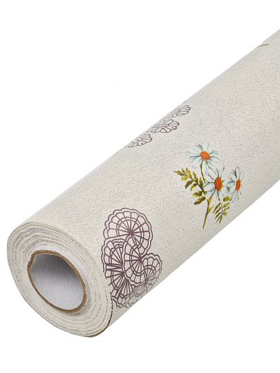 Клеенка Silvano, Элегия, 1.39х20 м, ПВХ на тканевой основе, RNPT-2025-N17