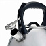 Чайник нержавеющая сталь, 3 л, со свистком, зеркальный, ручка пластиковая, Alpenkok, индукция, AK-516 - фото 3