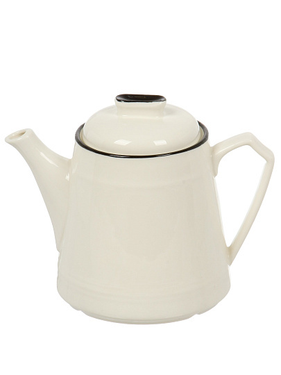 Чайник заварочный керамика, 0.75 л, Блэк энд Уайт, Y6-6013/Y4-9207