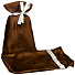 Набор мешочков подарочных из 3шт &quot;сувенир&quot;, 17х25 см., 100%пэ, плюш коричневый, 850-002-5 - фото 3