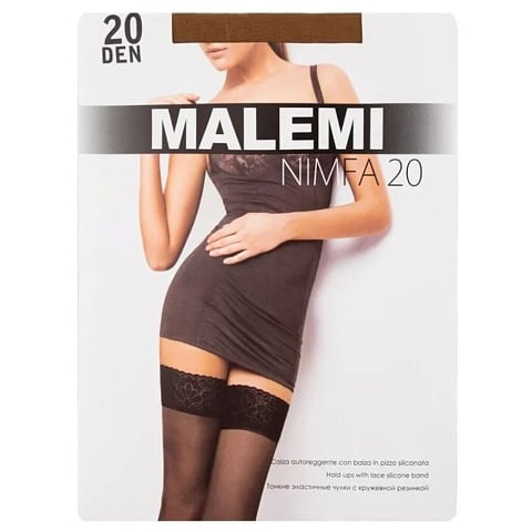 Чулки для женщин, Malemi, Nimfa, 20 DEN, melon/бежевые, р. 3