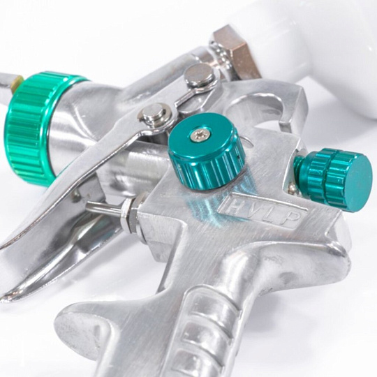 Краскопульт гравитационный, Stels, AG 810 HVLP, 113 л/мин, 0.1 л, с верхним бачком, 0.8, 1 мм, 57361