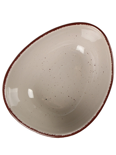 Салатник керамика, фигурный, 13 см, 0.3 л, Пыльца, Daniks, SDC1345, капучино