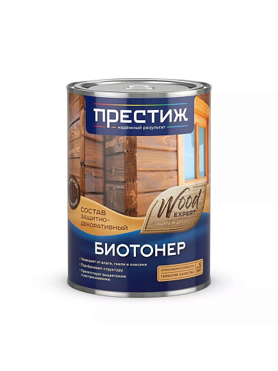 Пропитка Престиж, Биотонер, для дерева, орегон, 0.9 л