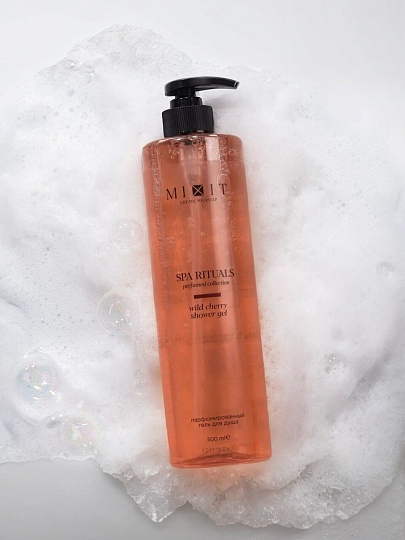 Гель для душа Mixit, Дикая вишня, 500 мл, парфюмированный, женский