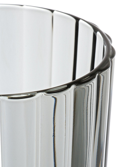 Ваза стекло, настольная, 19 см, ОСЗ, Магия, С2396, графит