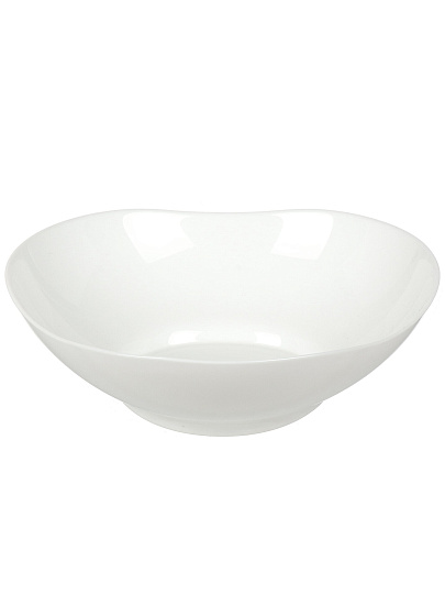 Салатник стеклокерамика, круглый, 20.5х7 см, Вайт, RLW80X