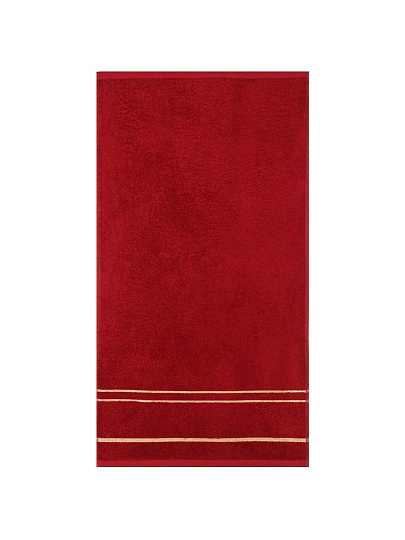 Полотенце банное 50х90 см, 100% хлопок, 420 г/м2, Азия, Silvano, бордо, Узбекистан