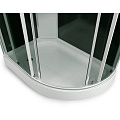 Душевая кабина низкий поддон, 120х80х215 см, тонированная, Erlit, ER3512PL-C4-RUS - фото 5