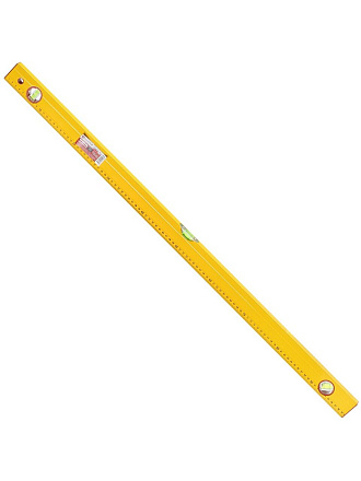 Уровень алюминий, 1000 мм, 3 глазка, линейка, желтый, Bartex, HJ-88D