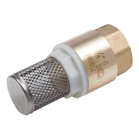 Клапан обратный 3/4 ", с фильтром, AquaLink