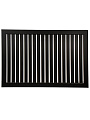 Экран для радиатора, МДФ, 900х600 мм, черный, реечный, Стильный Дом