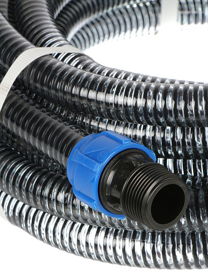 Шланг напорно-всасывающий, ПВХ, диаметр 25 мм, с обратным клапаном, в ассортименте, Tuboflex, 11 м