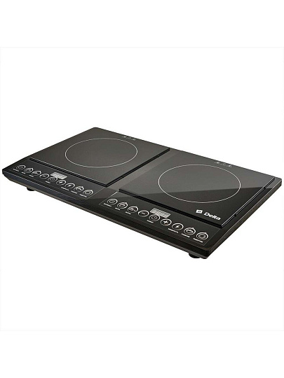 Плита индукционная Delta, D-315N, 4000 Вт, 2 конф, стеклокерам, 4 программ, чер