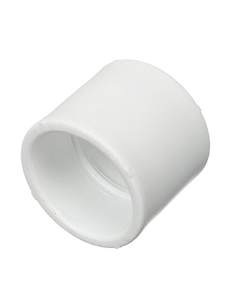 Муфта полипропилен, d63 мм, белая, РосТурПласт