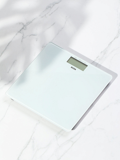 Весы напольные электронные, Rion, Белый PT-973, стекло, до 180 кг