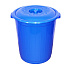 Бак для мусора пластик, 70 л, с крышкой, 51.5х51.5х52 см, в ассортименте, Милих, 01070 - фото 5