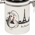 Банка для сыпучих продуктов, доломит, 0.55 л, с крышкой, Daniks, Ля Мур Эффель - фото 4