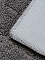 Коврик для ванной, 0.5х0.8 м, полиэстер, графит, Silvano, Клетка, Y4-11461 - фото 3