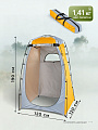 Палатка - кабинка 1-мест, 120х120х190 см, 1 слой, 1 комн, 1 вентиляционное окно, чехол, C070025 - фото 3