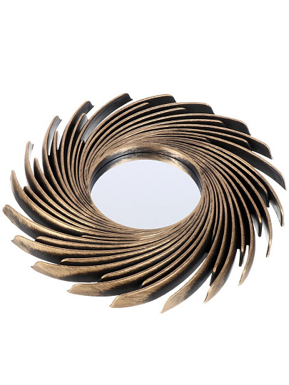 Зеркало декоративное настенное, 25 см, пластик, круглое, 3 штуки, Y4-5293