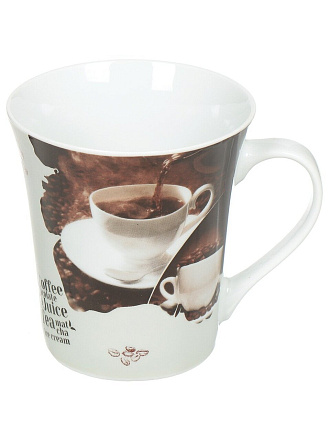 Кружка керамика, 340 мл, R02/1472J, в ассортименте