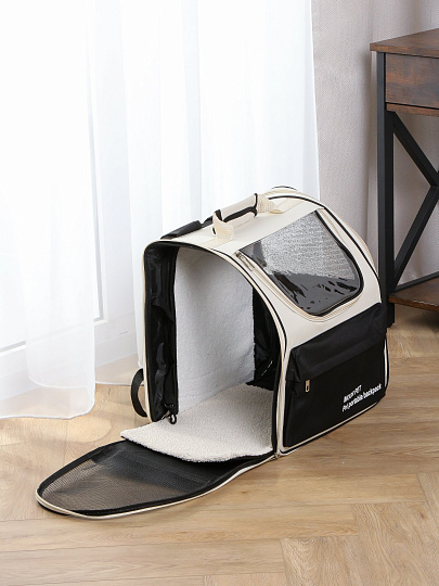 Переноска для животных с сеткой, 44х41х29 см, Y4-11415