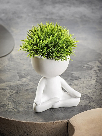 Фигурка-органайзер полистоун, Кашпенок, 12х10х12.5 см, Y4-9077