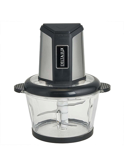 Измельчитель 800 Вт, 2 скорости, емкость чаши 2 л, Delta Lux, DE-7405, черный