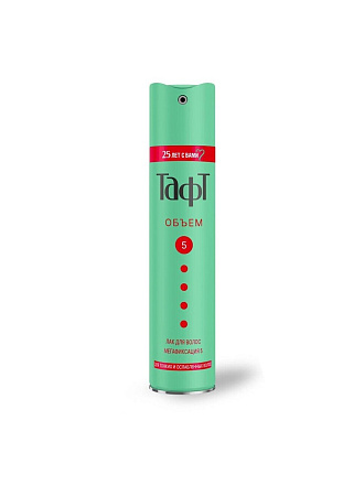 Лак для волос Тафт, Объем, мегафиксация, 225 мл