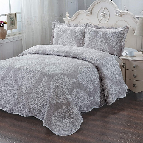 Текстиль для спальни Sofi De MarkO Пэчворк №36 Пэч-036, евро, покрывало и 2 наволочки 50х70 см