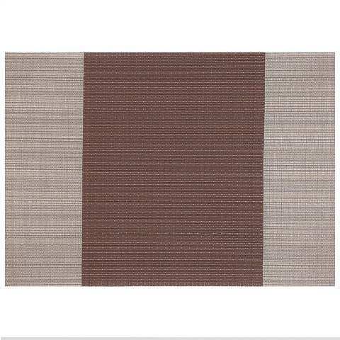 Салфетка для стола полимер, 45х30 см, прямоугольная, коричневая, Графика, Y4-4341
