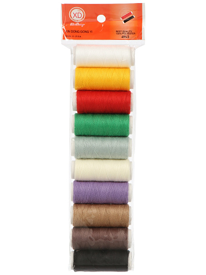 Набор ниток 10 предметов, цветной, Y4-11578