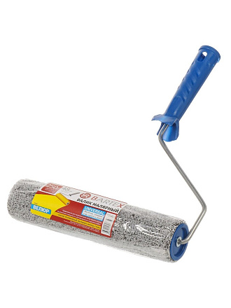 Валик малярный Bartex, велюр, 250 мм, с бюгелем, 0225 РФ