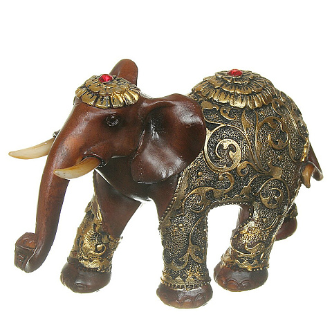 Фигурка декоративная Африканский слон, 17х6х11 см, 3730300