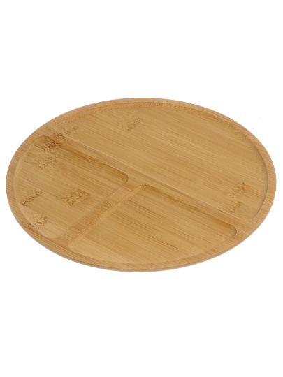 Менажница бамбук, 23х1 см, 3 секции, Daniks, PS58223B