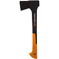 Топор Fiskars, X10-S X-series, рукоятка стеклопластик, обрезиненная, 1 кг, с чехлом, 1015619
