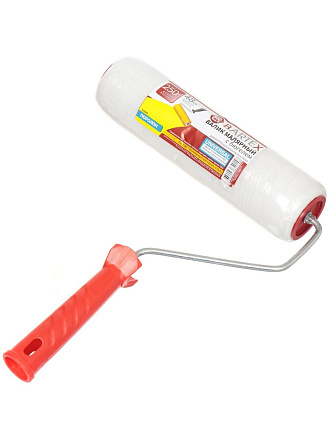 Валик малярный Bartex, поролон, 250 мм, с бюгелем, 615041 РФ