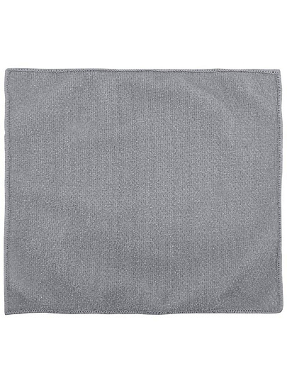 Салфетка бытовая для кухни, двухсторонняя, абразив + микрофибра, 30х30 см, Рыжий кот, M-10A, 106911