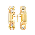 Петля скрытая для деревянных дверей, Apecs, 110х30х6 мм, 3D-Z-G R15 B2B, 33659, гальваника, золото - фото 2