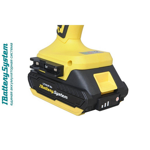 Дрель-шуруповерт аккумуляторный, Hanskonner, HCD1855R, 18 В, 1BatterySystem, 13 мм, 55Нм, 2х2.0Ач, кейс