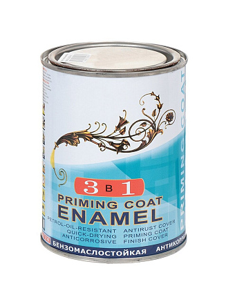 Грунт-эмаль Палитра, по ржавчине, алкидная, коричневая, 0.9 кг