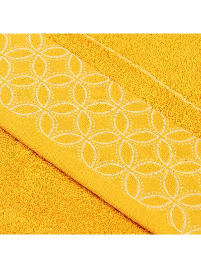 Полотенце банное 70х140 см, 100% хлопок, 550 г/м2, Фелиция, Silvano, горчица, Узбекистан