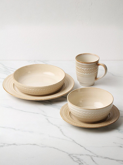 Салатник керамика, 15х7 см, 0.8 л, Villatic, Nouvelle Home, 0540195