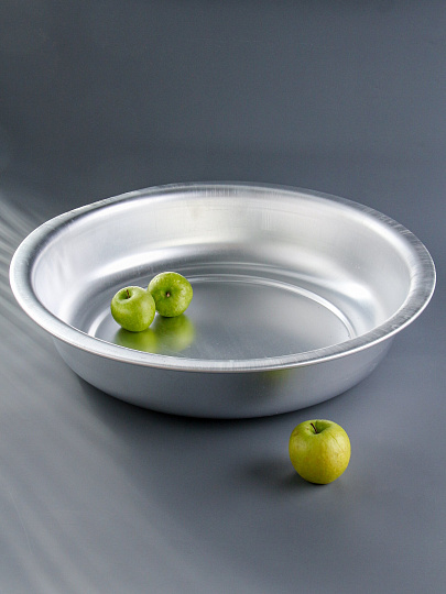 Таз алюминий, 32 л, круглый, Scovo, MT-052