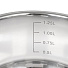 Кастрюля нержавеющая сталь, 1.5 л, с крышкой, крышка стекло, Daniks, Оптима, GS-01201-16CA, индукция - фото 4