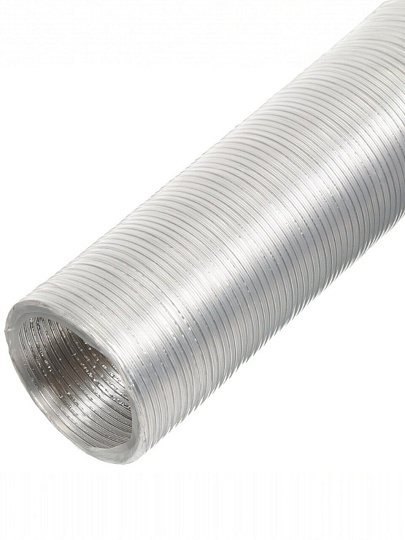 Воздуховод вентиляционый алюминий, диаметр 110 мм, круглый, гофрированный, 3 м, Viento, 110ВА