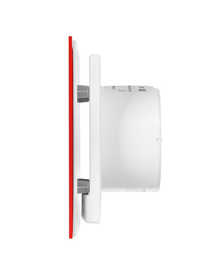 Вентилятор вытяжной настенный, Luna, установочный диаметр 100 мм, 13 Вт, 105 м³/ч, красный, Серия GORIZONT, LUNA GZ 100red