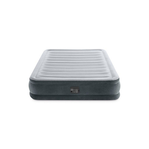 Кровать надувная Intex, 191х137х33 см, 67768ND, насос встроенный, электрический, флокированная, 272 кг
